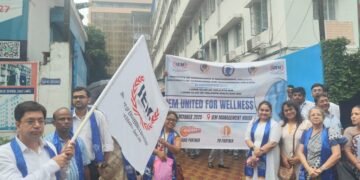 IEM–UEM and Lions Clubs Unite for Wellness Rally at the IT Hubs in Kolkata