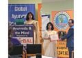 Vaidya Smita Naram Honoured with Lifetime Achievement Award at Global Ayurveda Conference in the USA