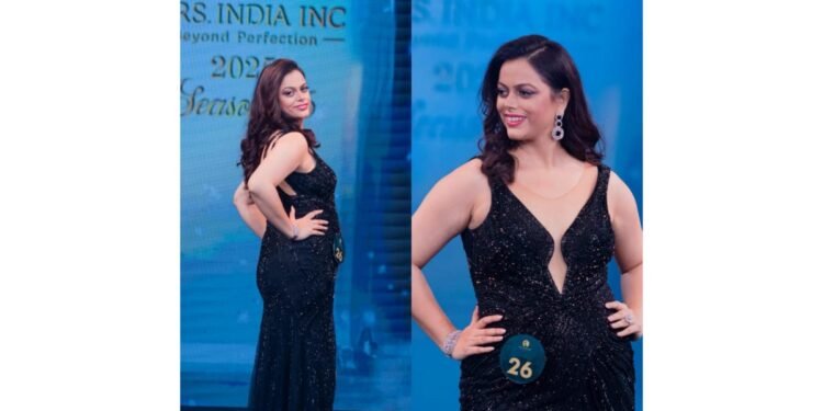Dr. Ankita Gupta won the title of Mrs. India Galaxy 2nd Runner-Up at Mrs. India Inc 2025 Beauty Pageant