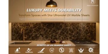Elevate Interiors with Star Ultraviolet UV Marble Sheets