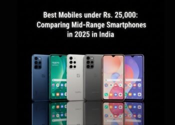 Best Mobiles under Rs. 25,000: Comparing Mid-Range Smartphones in 2025 in India