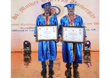 L&T VP Kumarasen and Sub-Inspector Sabarinathan Receive International Honorary Doctorates via Indian Media Works Initiative