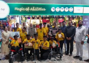 Prime Minister Narendra Modi Visits Mitti Cafe at Adani’s Navi Mumbai International Airport (NMIA), Celebrating Inclusion and Empowerment