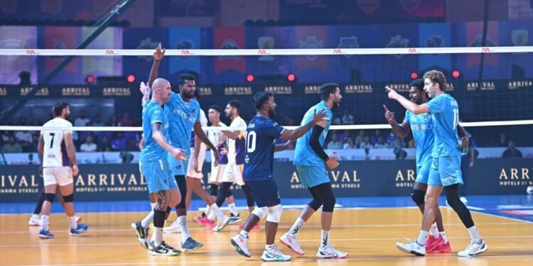 PVL 2025, Season 4, Match 29: Goa Guardians Pull Off Spectacular 3–2 Comeback Against Delhi Toofans