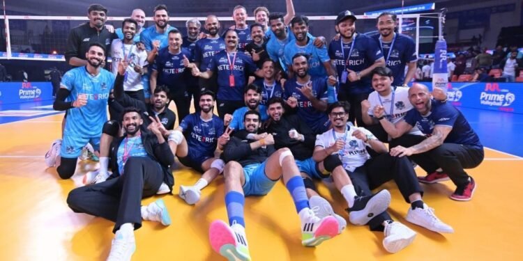 PVL 2025, Season 4, Match 29: Goa Guardians Script Stunning 3–2 Turnaround To Edge Delhi Toofans