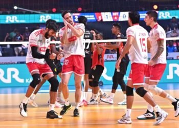 PVL 2025 Season 4 (Match 31): Kolkata Thunderbolts celebrate Diwali with 3–1 win over Hyderabad Black Hawks