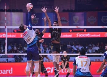 PVL 2025 Season 4 (Match 33): Kochi Blue Spikers end campaign with motivating 3–1 win over Ahmedabad Defenders