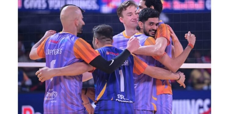 PVL 2025 Season 4 (Match 34): Mumbai Meteors down Bengaluru Torpedoes to secure top position in the standings