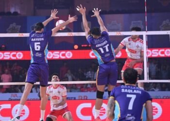 PVL 2025 Season 4 (Match 35): Goa Guardians qualify for semis after Delhi Toofans beat Kolkata Thunderbolts in five-set thriller