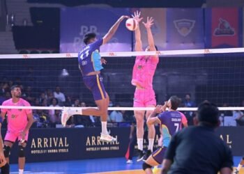 PVL 2025 Season 4 (Match 26): Chennai Blitz break into top four with commanding 3–0 win over Delhi Toofans