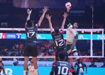 PVL 2025: Season 4 (Match 28 ) Hyderabad Black Hawks snap Bengaluru Torpedoes’ unbeaten streak in a thrilling five-set showdown