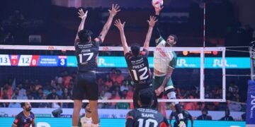PVL 2025: Season 4 (Match 28 ) Hyderabad Black Hawks snap Bengaluru Torpedoes’ unbeaten streak in a thrilling five-set showdown