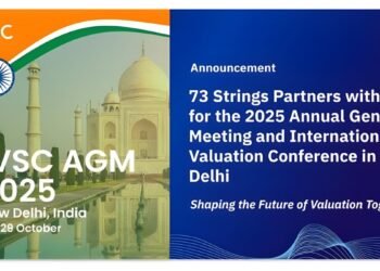 73 Strings Partners with IVSC for the 2025 Annual General Meeting and International Valuation Conference in New Delhi
