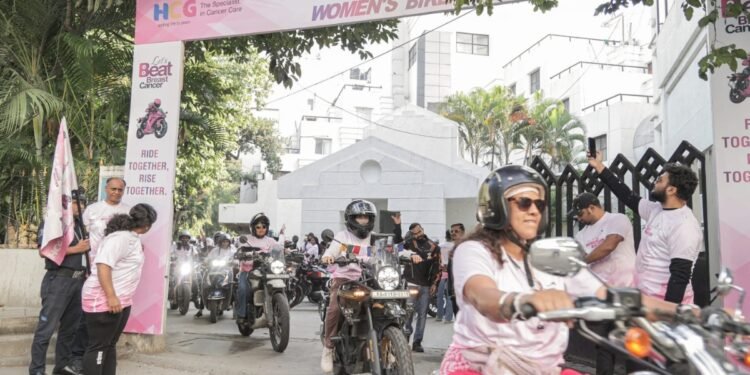 HCG Cancer Centre Bengaluru Organises Women’s Bikeathon ‘Brake for Breast Cancer’ to Promote Early Detection