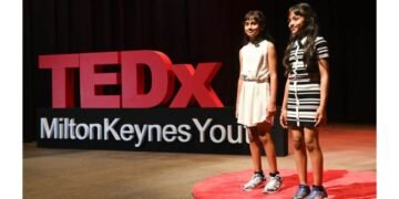 11-Year-Old Twins Eva and Amaira Deotale Champion Disability Inclusion on TEDx Stage