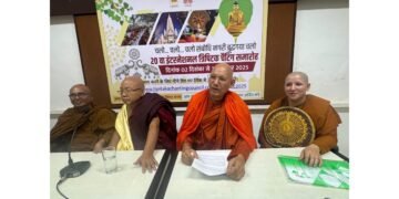 Chanting for Peace: 20th International Tipitaka Ceremony to Fill Bodhgaya with Devotion