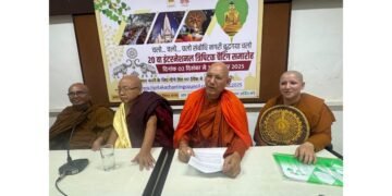India Leads Historic 20th Tipitaka Chanting Ceremony, Reawakening Buddhism’s Motherland
