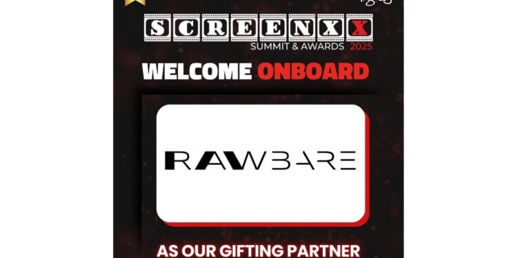 Rawbare Joins SCREENXX Summit & Awards 2025 as Official Gifting Partner