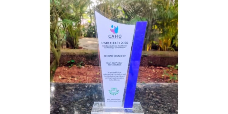 Hidoc – Unnati Shines at CAHOTECH 2025, Secures 2nd Runner-Up in Start-Up Innovation