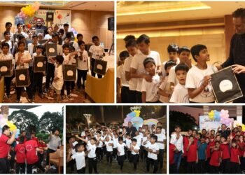 Pavasiya family’s unique initiative brings joy to orphaned children on Children’s Day