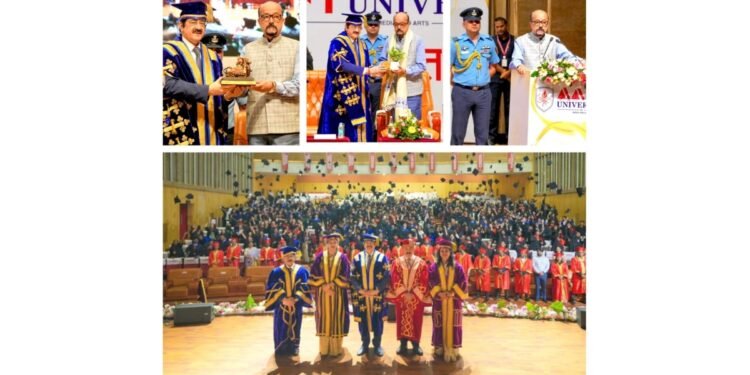 Governor H.E. Ramen Deka Presides Over a Grand and Global AAFT University Convocation 2025 at Raipur