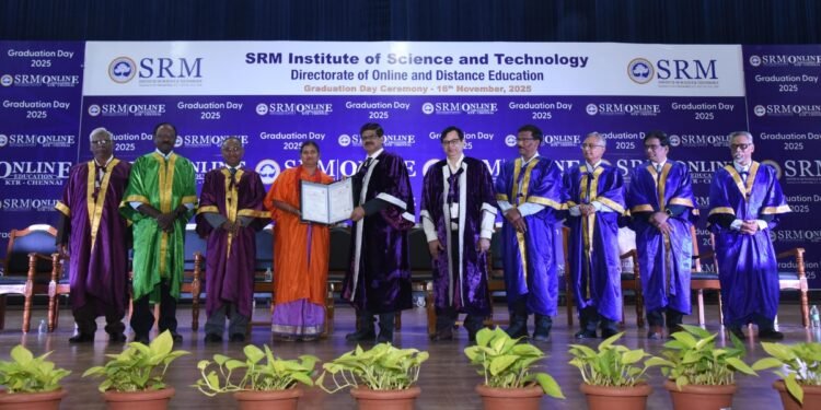 4000 Students Graduate from SRMIST’s Online & Distance Education Course 2025