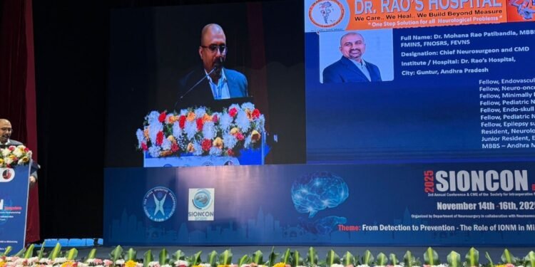Dr. Mohana Rao Unveils India’s Largest 1008-Case IONM Study at SIONCON 2025