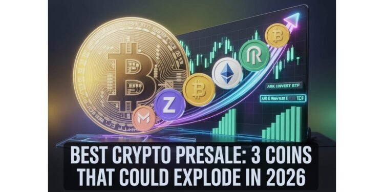 Best Crypto Presale: 3 Coins That Could Explode in 2026 As ARK Invest Resumes Crypto Buying Spree