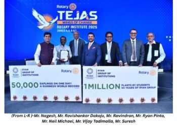 Ryan Group of Institutions and Rotary Club Launch India’s Largest School-Led Tree Plantation Drive