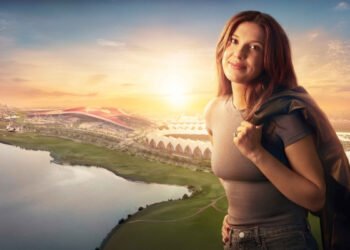 The Alphabet Wall is Flickering Again, But This Time, the Message Leads Millie Bobby Brown to Yas Island Abu Dhabi