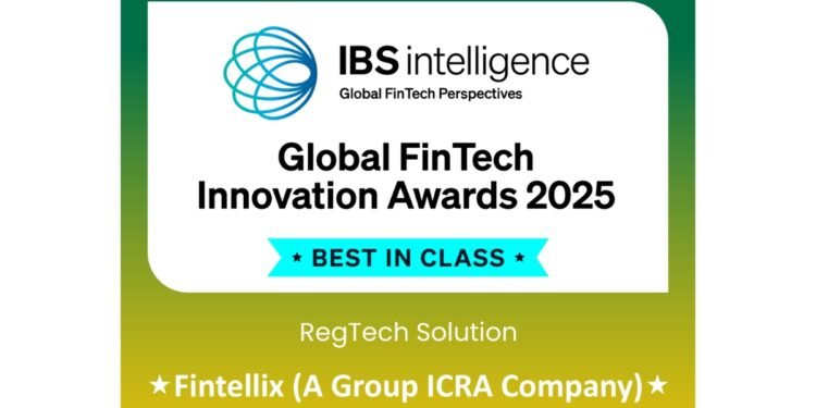 Fintellix Wins IBSi Global FinTech Innovation Award 2025 for Best-in-Class RegTech Solution