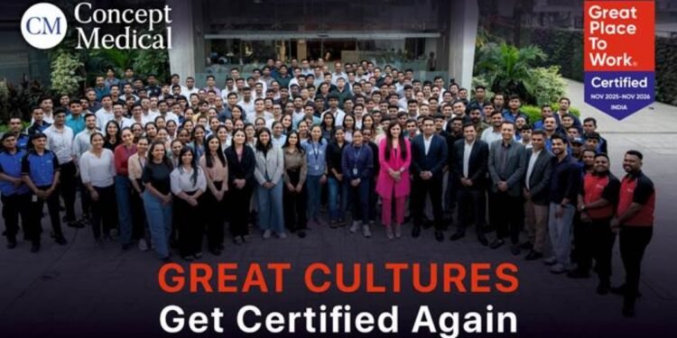 Concept Medical Group Earns Great Place To Work® Certification for the Second Consecutive Year