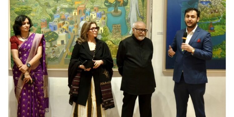 “Fables of the Fabulous” – Solo Art Exhibition by Sidharth Inaugurated at Jehangir Art Gallery, Mumbai