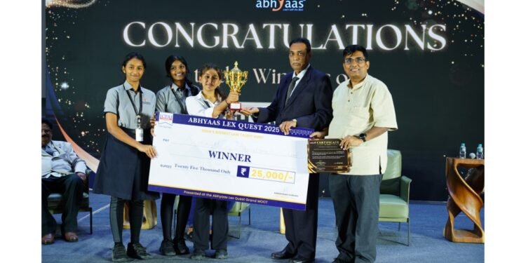 Abhyaas Lex Quest 2025 Concludes with Resounding Success; Sets New Benchmark in School-Level Legal Education