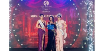 Sushma Shetty Won the title of Beyond Looks at Mrs India inc 2025 Beauty pageant
