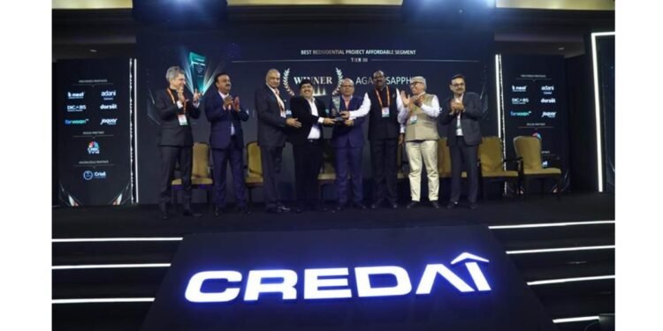 Agami Realty wins top honours for Agami Sapphire at CREDAI Real Estate Excellence Awards