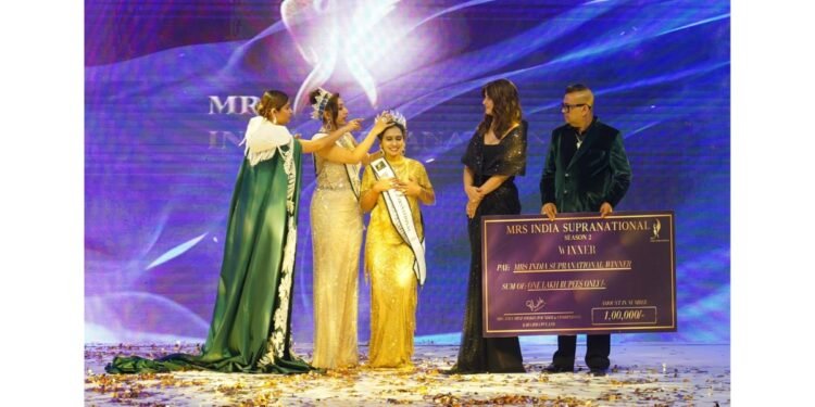 “Telangana Triumphs-Bhargavi Pasagada Crowned Mrs. India Supranational 2025”