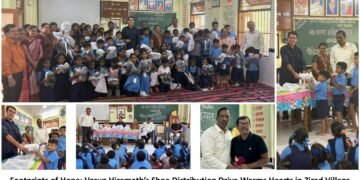 Footprints of Hope: Varun Hiremath’s Shoe Distribution Drive Warms Hearts in Zirad Village