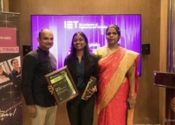 KCG College Student Rithika S K Wins the 9th IET India Scholarship Award for solar-powered healthcare solution