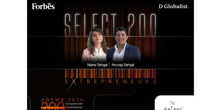 NALPHI wins the Forbes DGEMS Select S-200, 2025: Leading the Future of Fashion & Lifestyle Tech