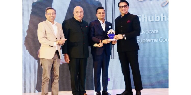 Advocate Shubham Awasthi Honored with Prestigious “40 Under 40 Lawyer Award”