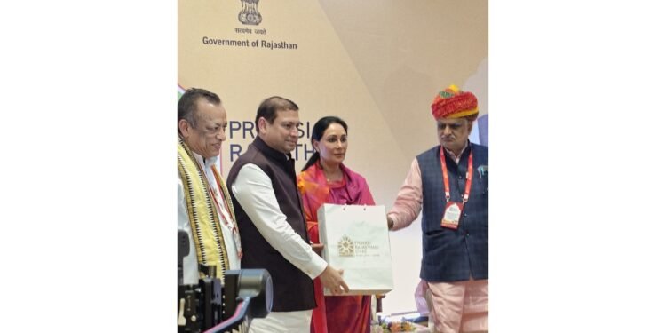Cultural activist Sundeep Bhutoria calls for Social Investment Policy for Non-resident Rajasthanis at Pravasi Rajasthan Divas 2025 in Jaipur