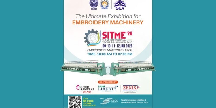 SITME 2026 – Embroidery Machinery Expo to Be Held at Sarsana, Surat