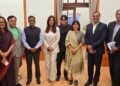 Chief Secretary of Bihar Pratyaya Amrit meets a delegation led by Neetu Chandra for a Green Film City in Bihar