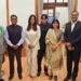 Chief Secretary of Bihar Pratyaya Amrit meets a delegation led by Neetu Chandra for a Green Film City in Bihar