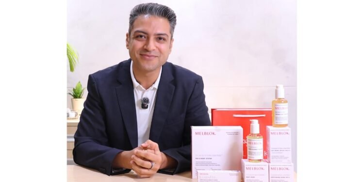 Karan Ratti led Melblok Accelerates, sees 10X Growth in USD 90B Global Dermocosmetics Market