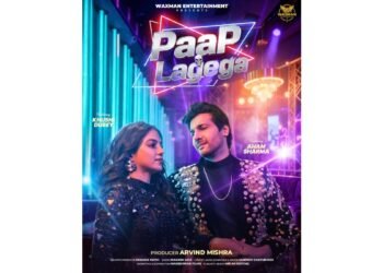 Waxman Entertainment Unveils ‘Paap Lagega’ Poster Featuring Aham Sharma, Sung by Nakash Aziz