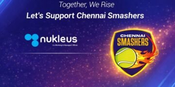 Nukleus Office Solutions Ltd Sponsors Chennai Smashers in Tennis Tournament