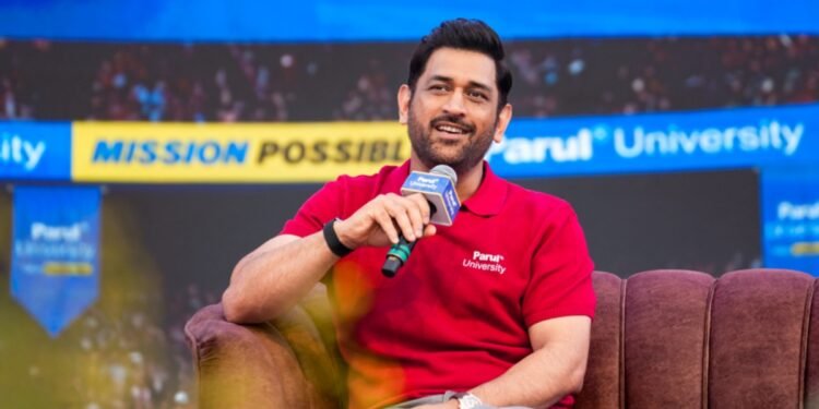 ‘Choose What Matters’: MS Dhoni Engages with Students at Parul University’s Mission Possible 2025