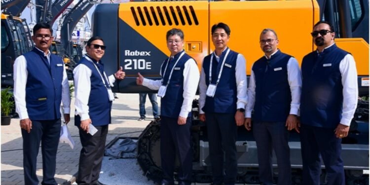 HD Hyundai CE India Launched R210E Excavator at EXCON 2025